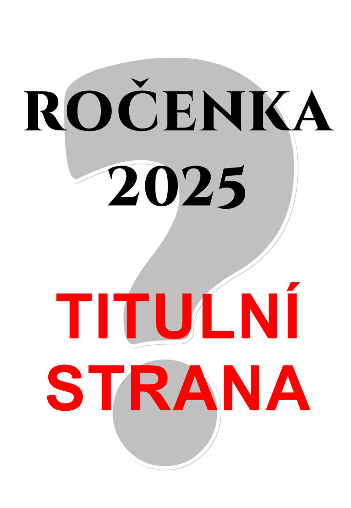 Ročenka 2025 - titulní strana