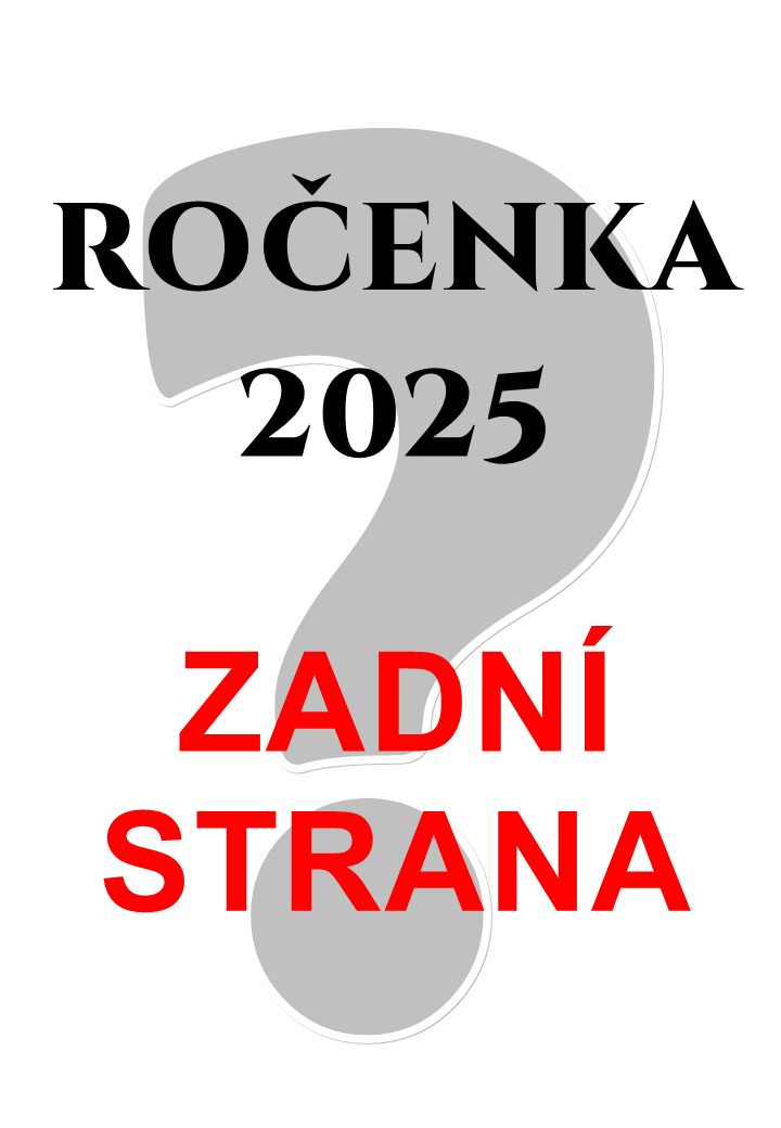 Ročenka 2025 - zadní strana